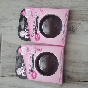 Hollywood Silicone Nipple Covers Dark Skin Tones x2 Bra
